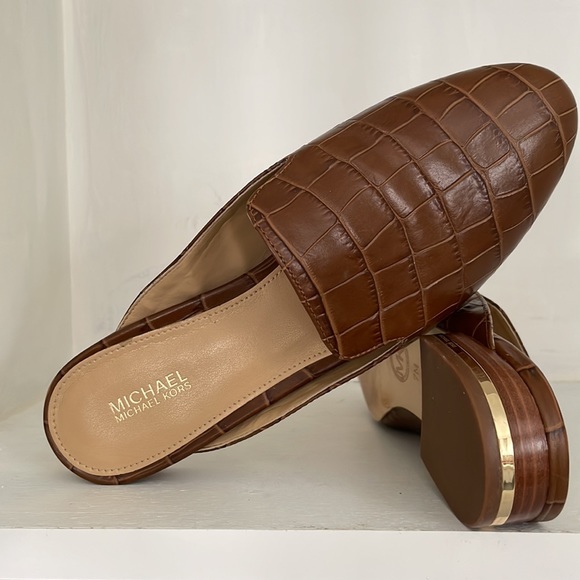 Michael Kors Shoes - Michael Kors leather mules SIZE 7